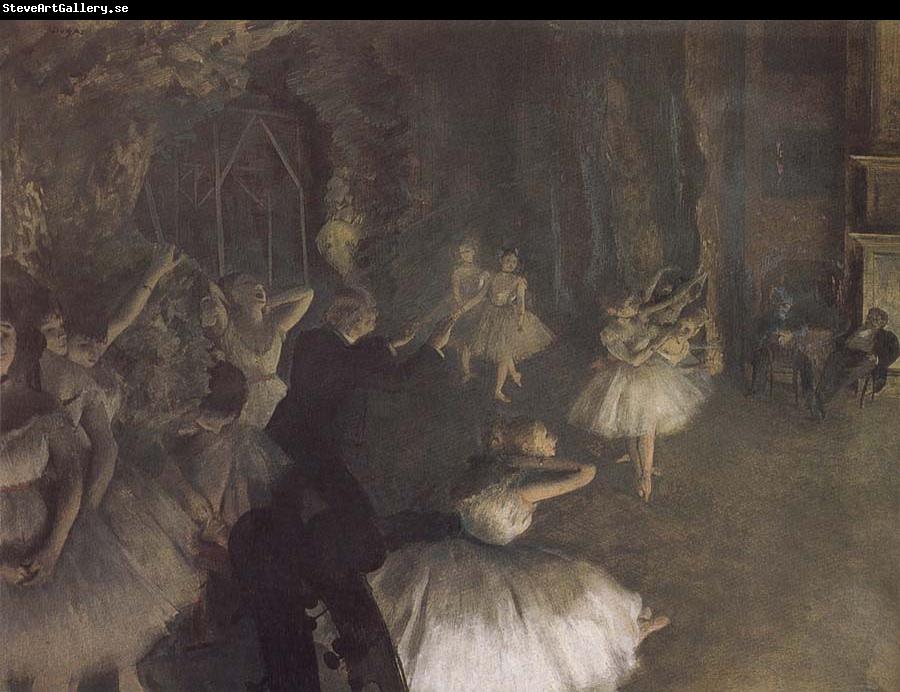 Edgar Degas Rehearsal